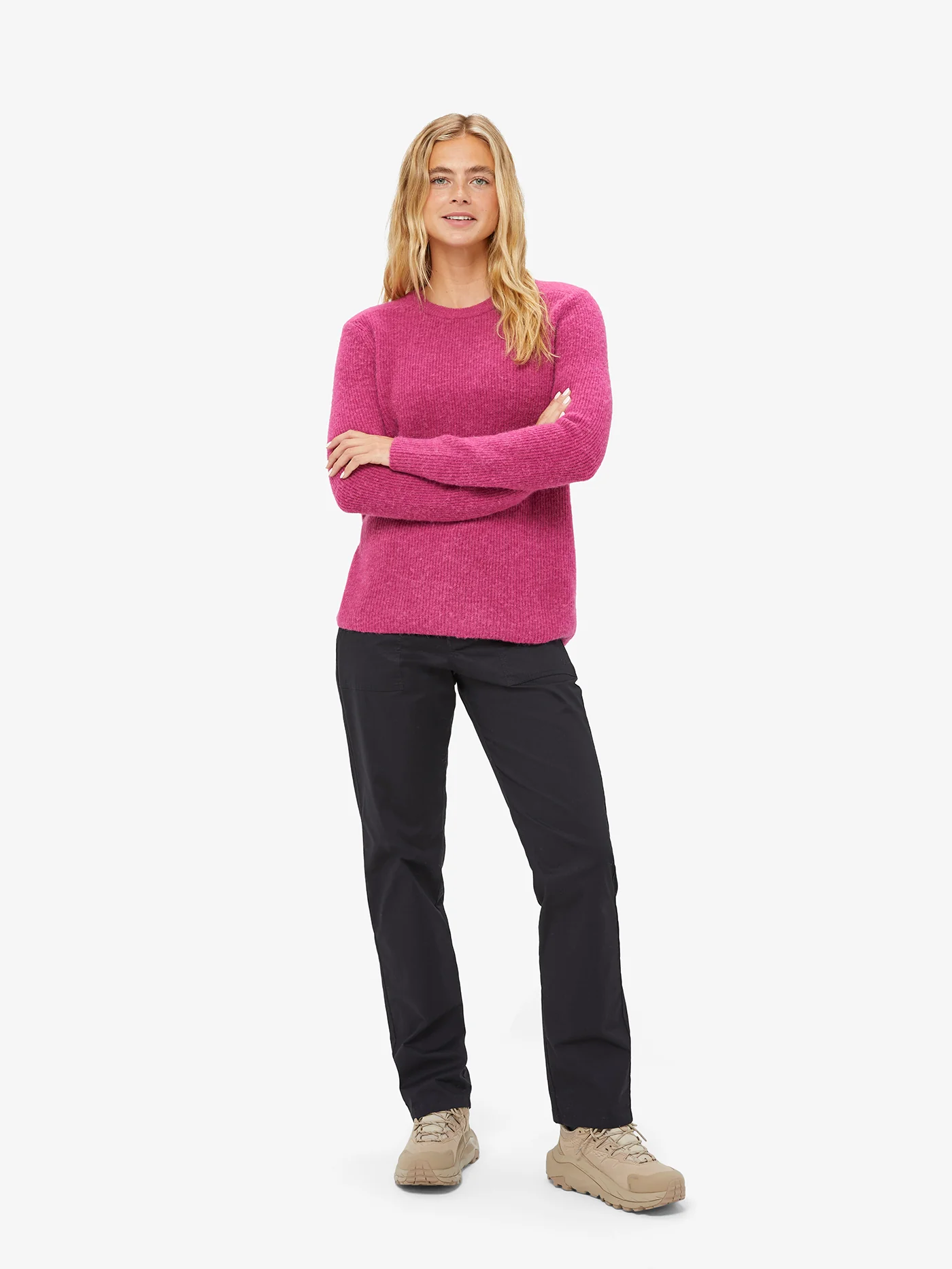 Women's Elsa Knitted Crew Neck Sweater - Image 3