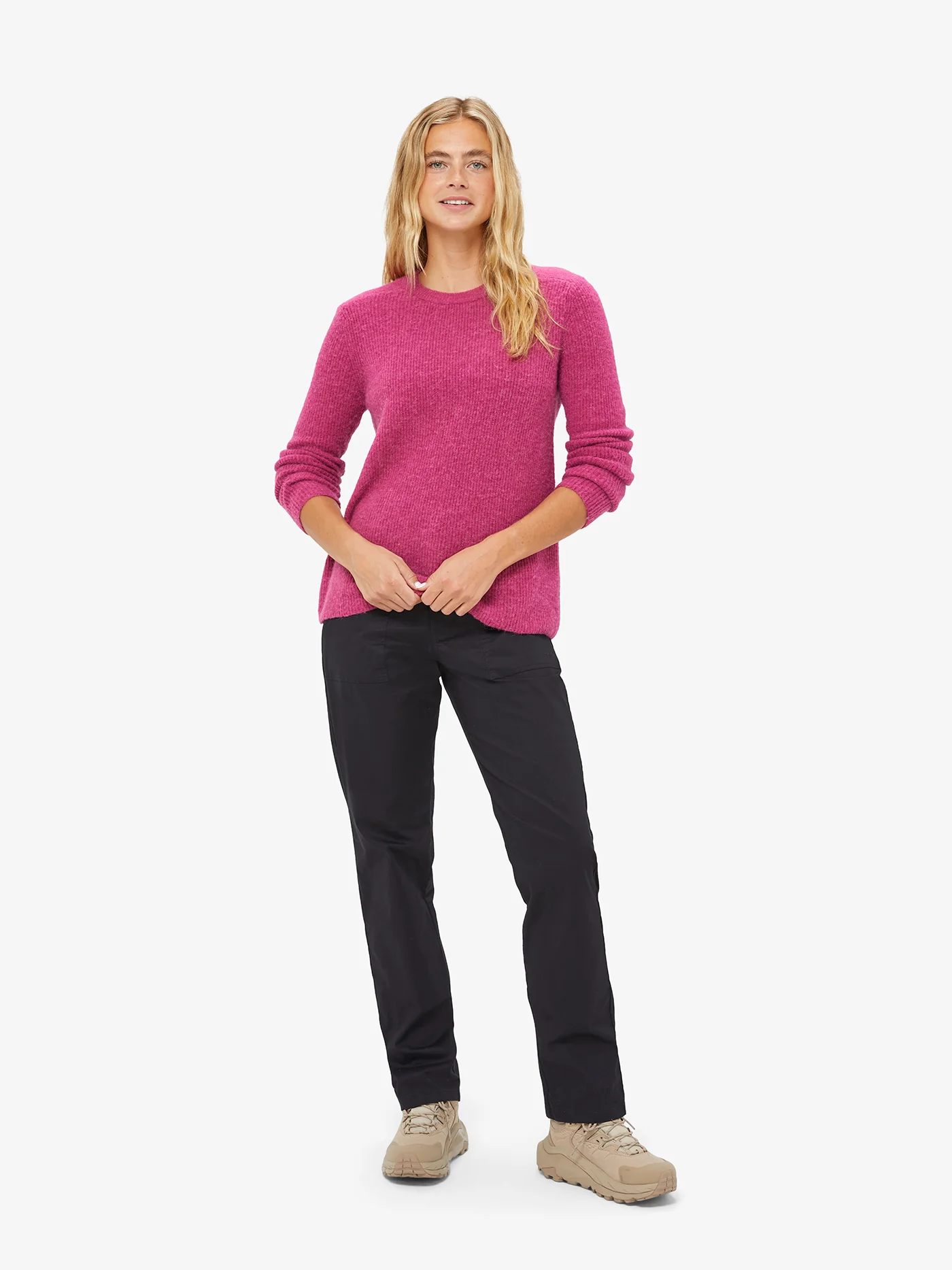 Women's Elsa Knitted Crew Neck Sweater - Image 4