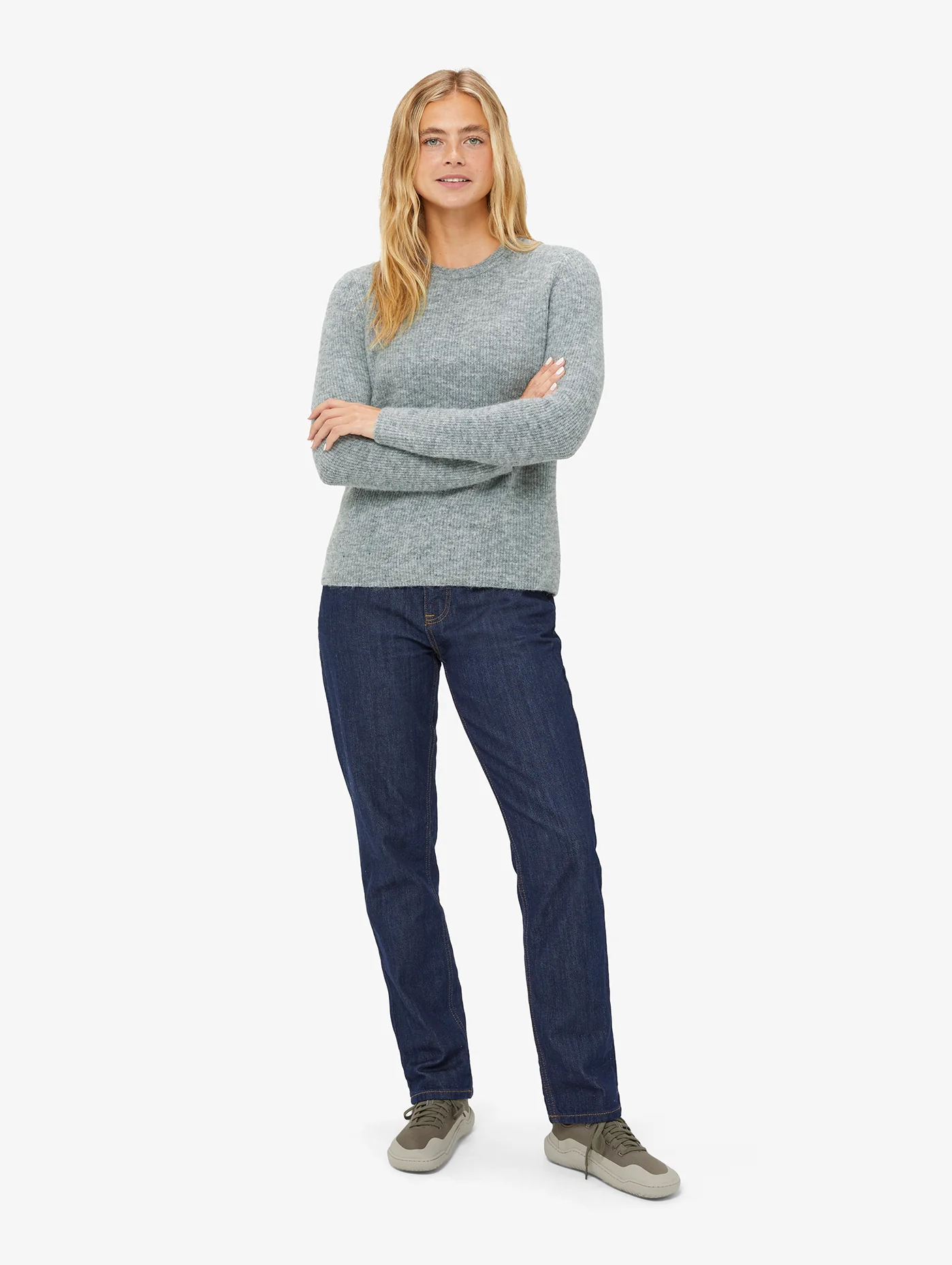 Women's Elsa Knitted Crew Neck Sweater - Image 4