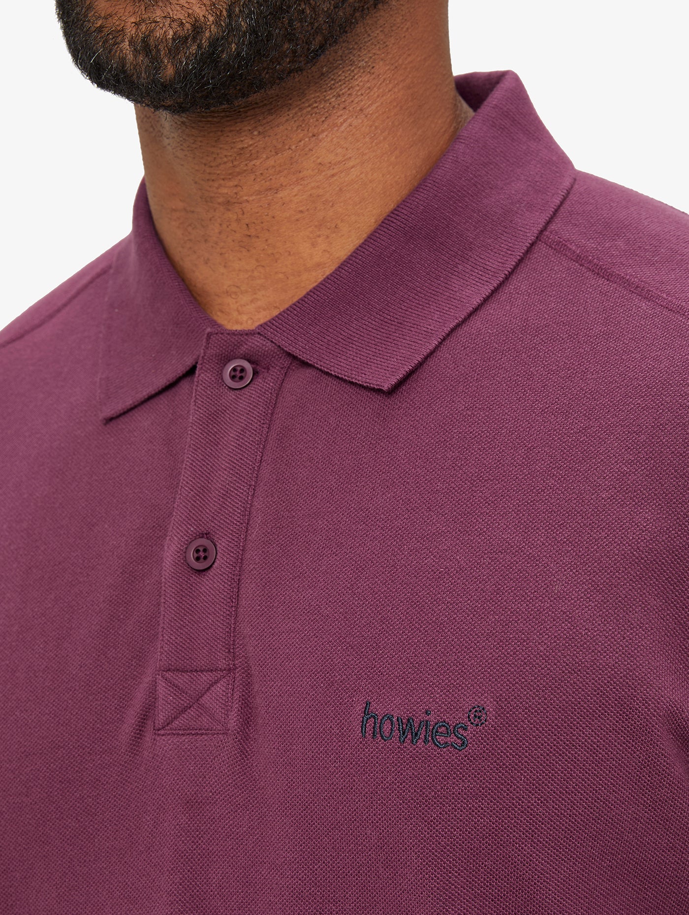 Men's Loki Long Sleeved Organic Polo Shirt - Image 5