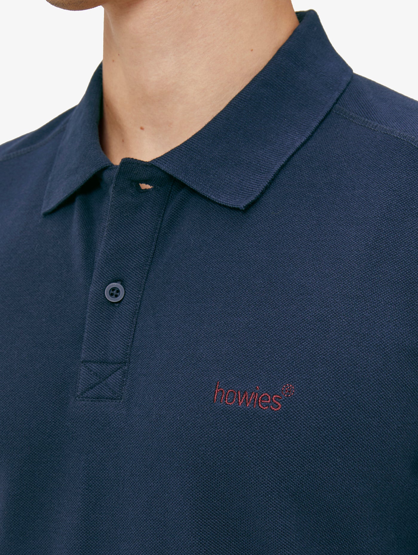 Men's Loki Long Sleeved Organic Polo Shirt - Image 3