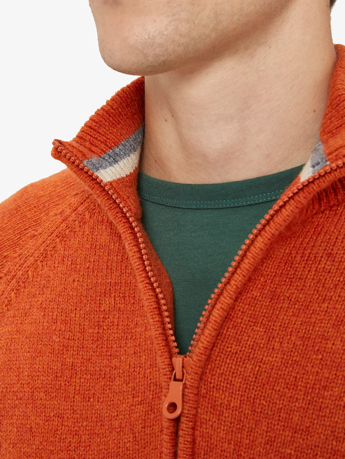Men's Maxen Knitted Funnel Neck Sweater - Image 3