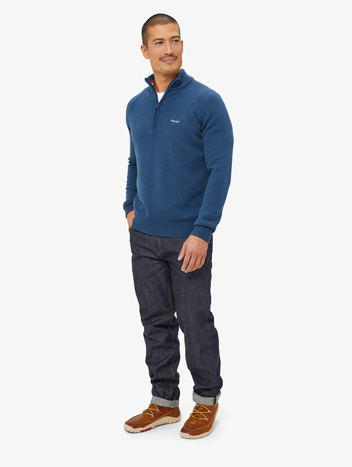 Men's Maxen Knitted Funnel Neck Sweater - Image 5