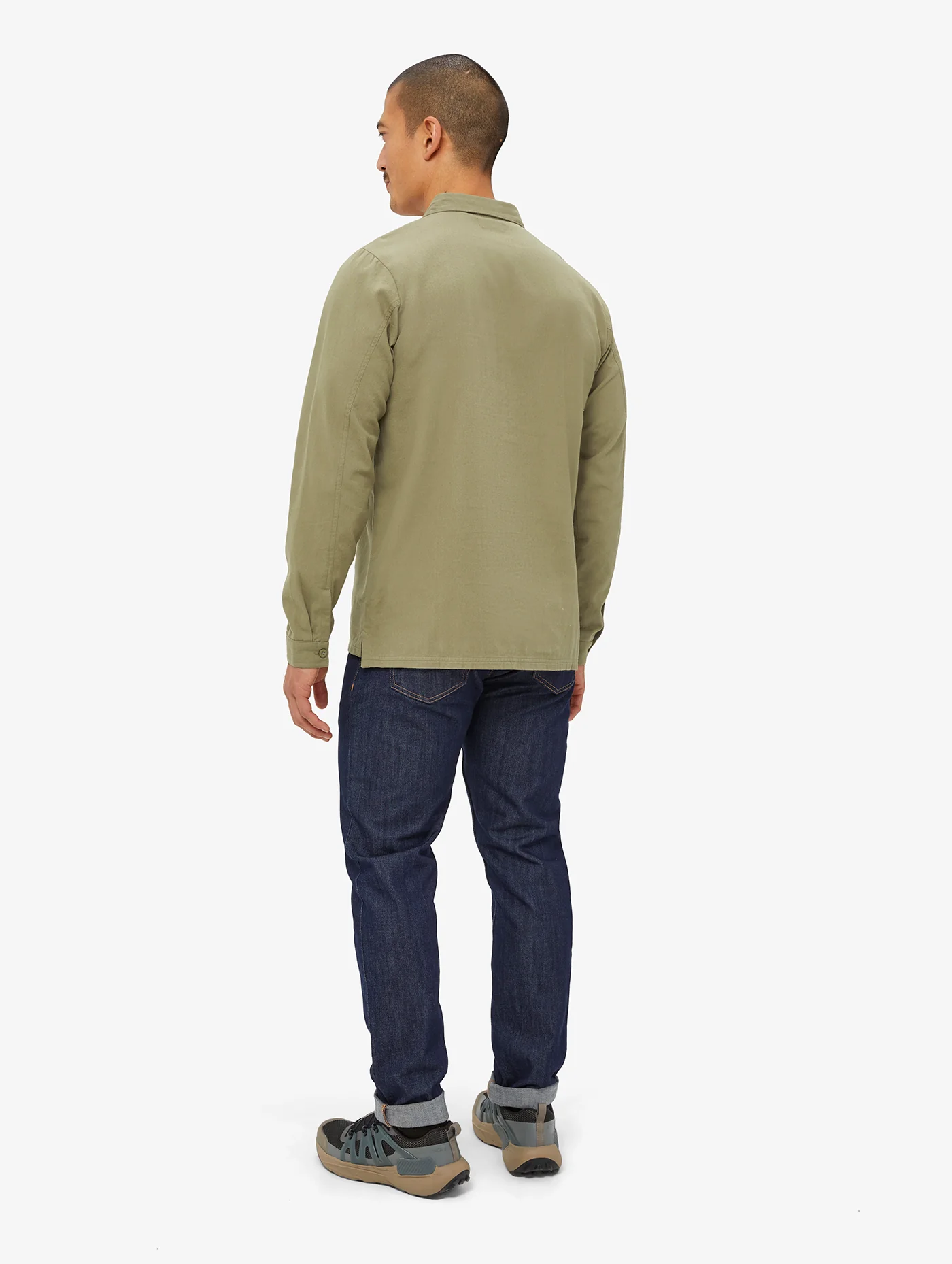 Men's Aron Half Placket Over Shirt - Image 4