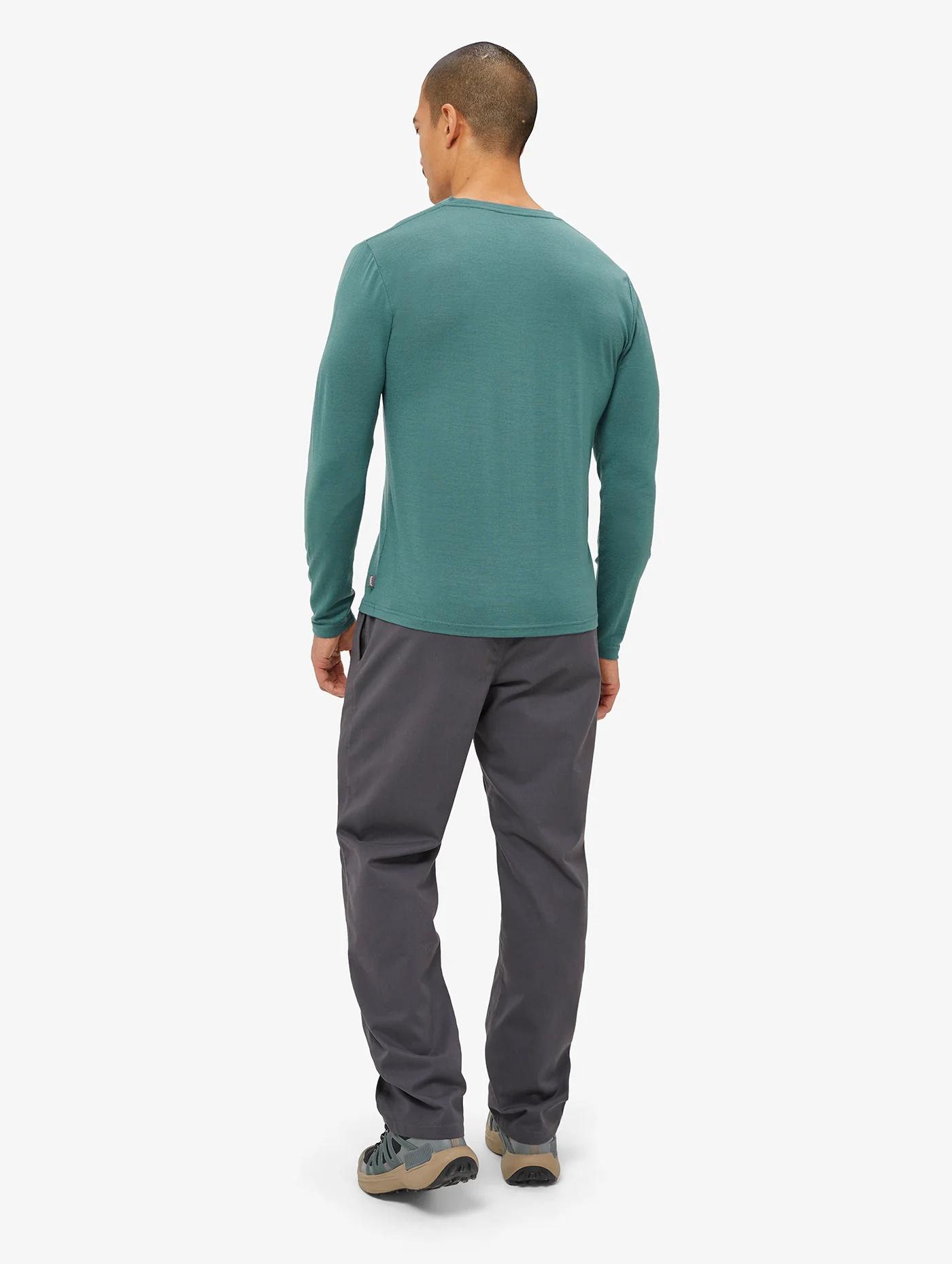 Men's Long Sleeved Merino T-shirt - Image 6