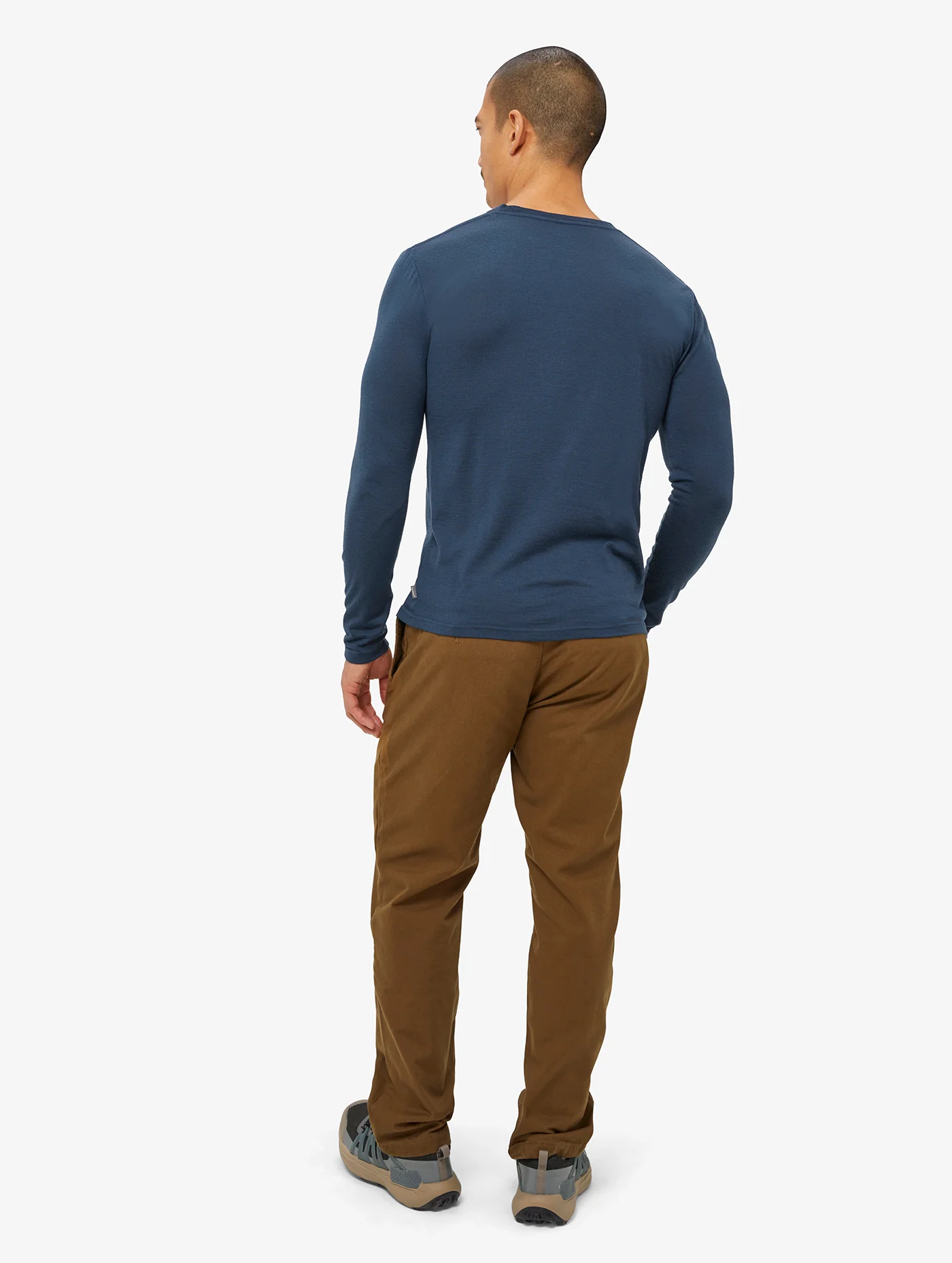 Men's Long Sleeved Merino T-shirt - Image 5