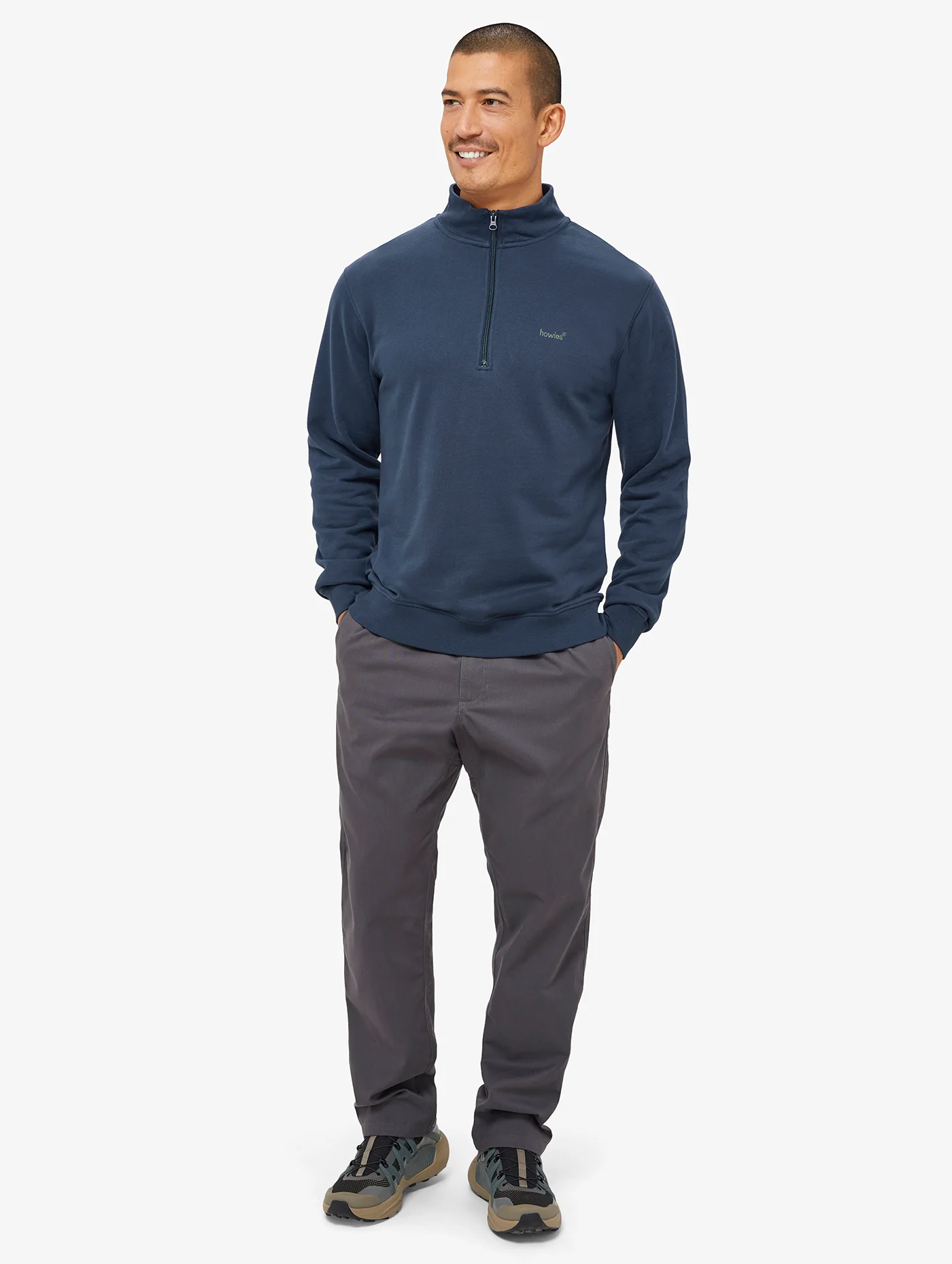 Men's Morien Organic Funnel Neck Sweater - Image 4