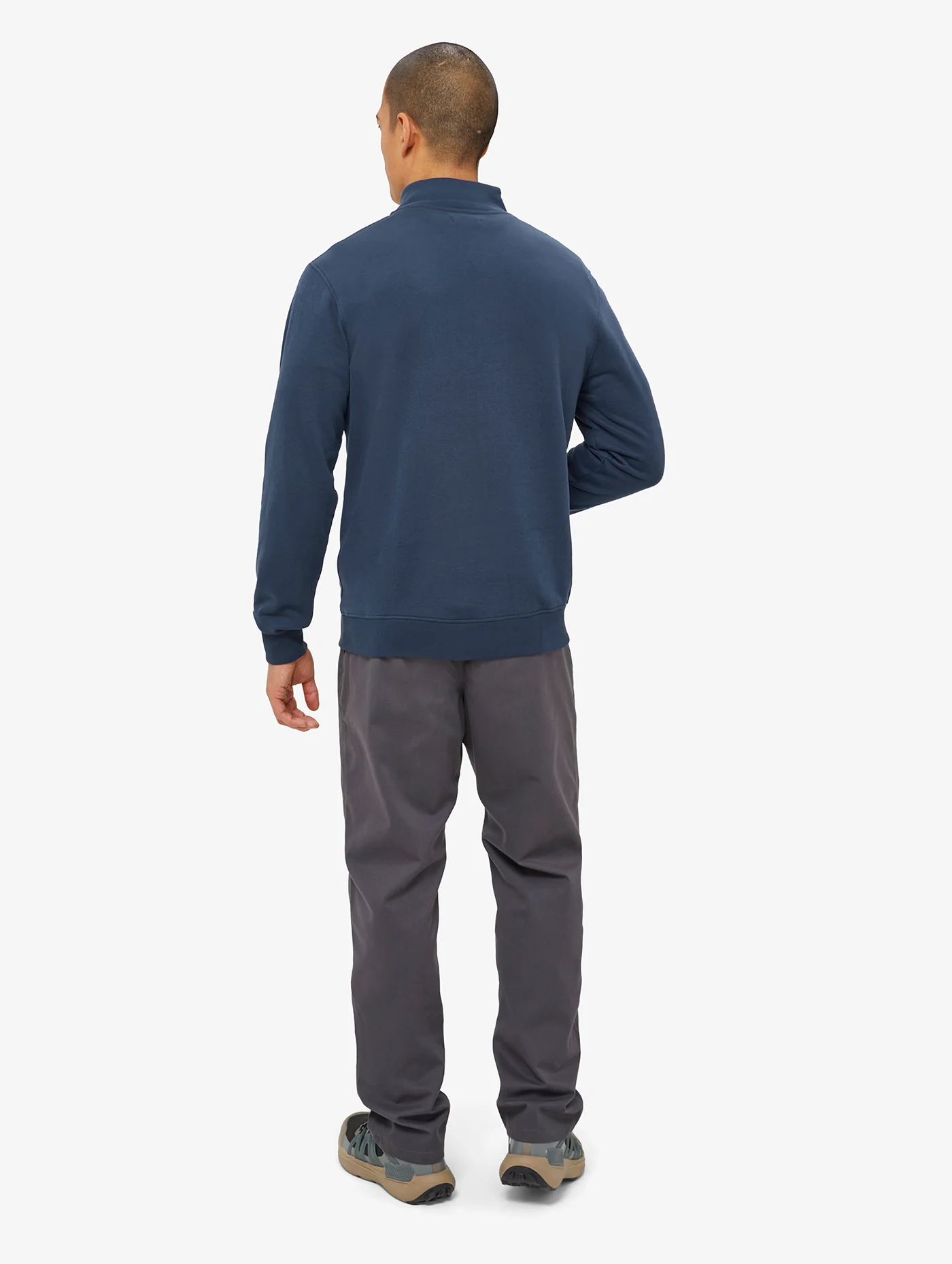 Men's Morien Organic Funnel Neck Sweater - Image 5