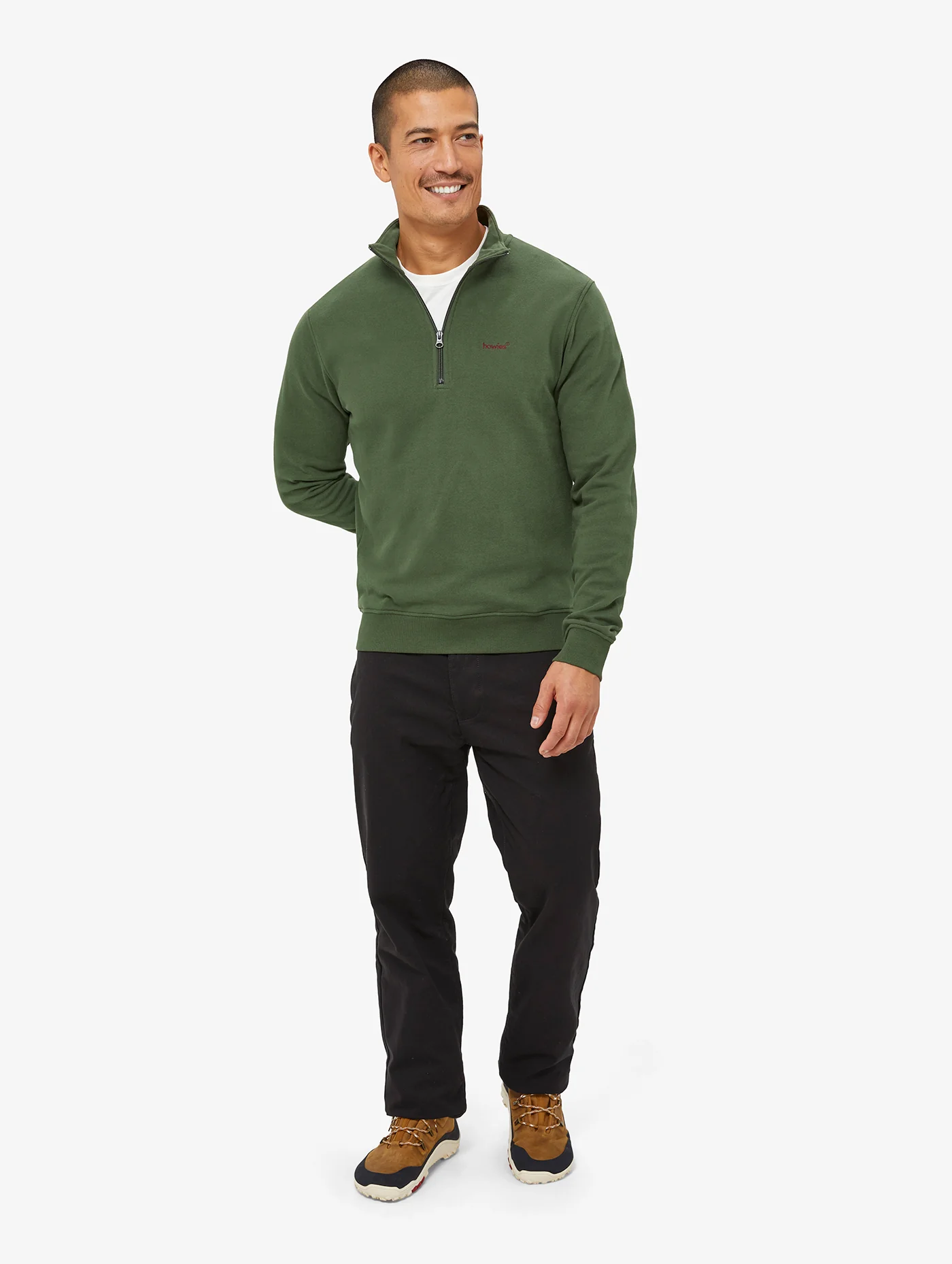 Men's Morien Organic Funnel Neck Sweater - Image 4
