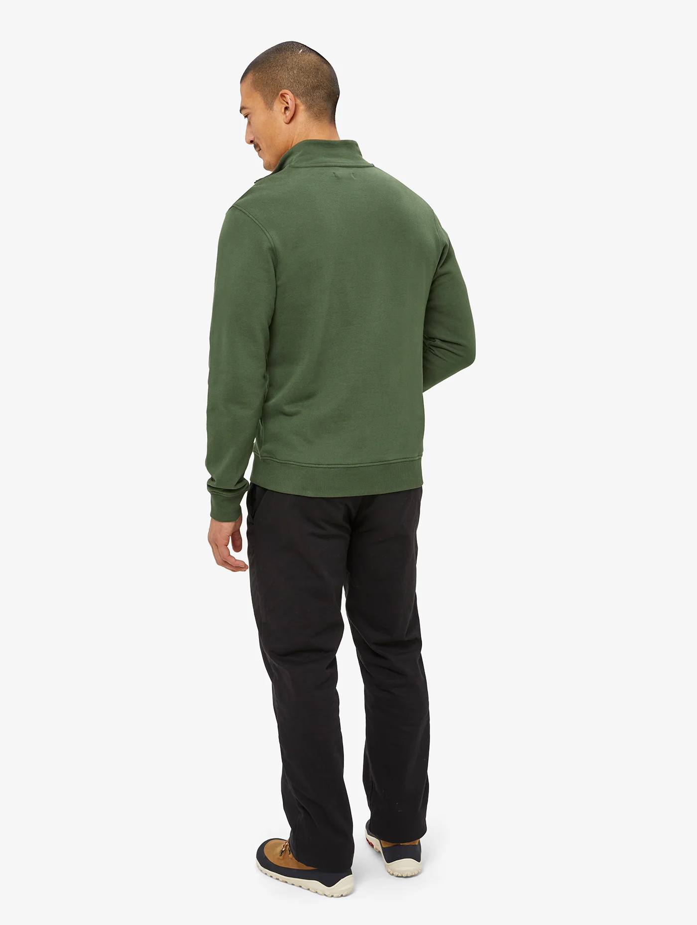 Men's Morien Organic Funnel Neck Sweater - Image 5