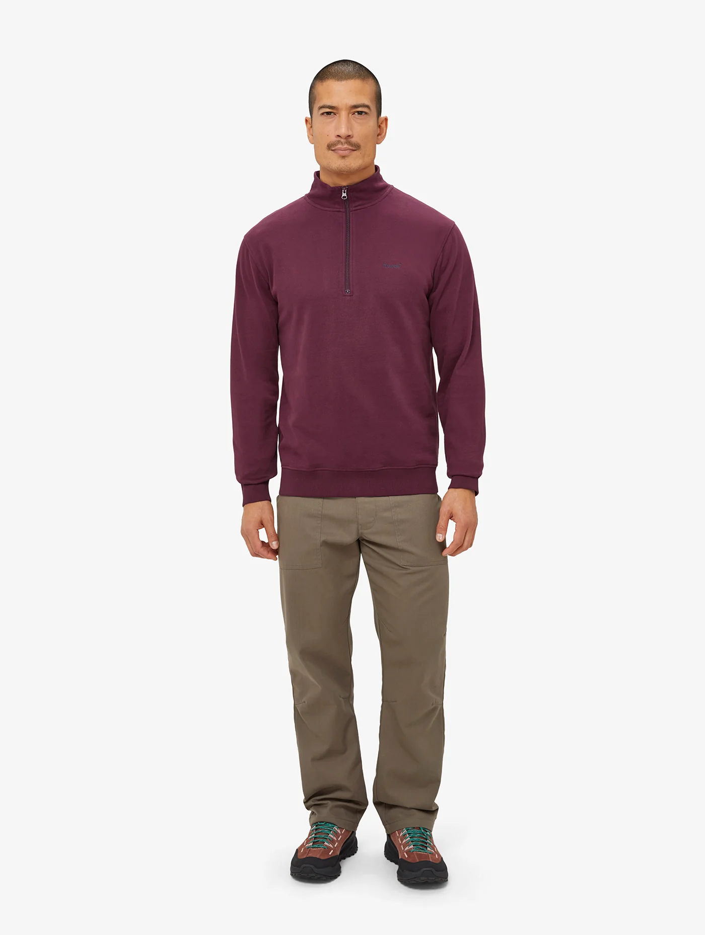 Men's Morien Organic Funnel Neck Sweater - Image 4