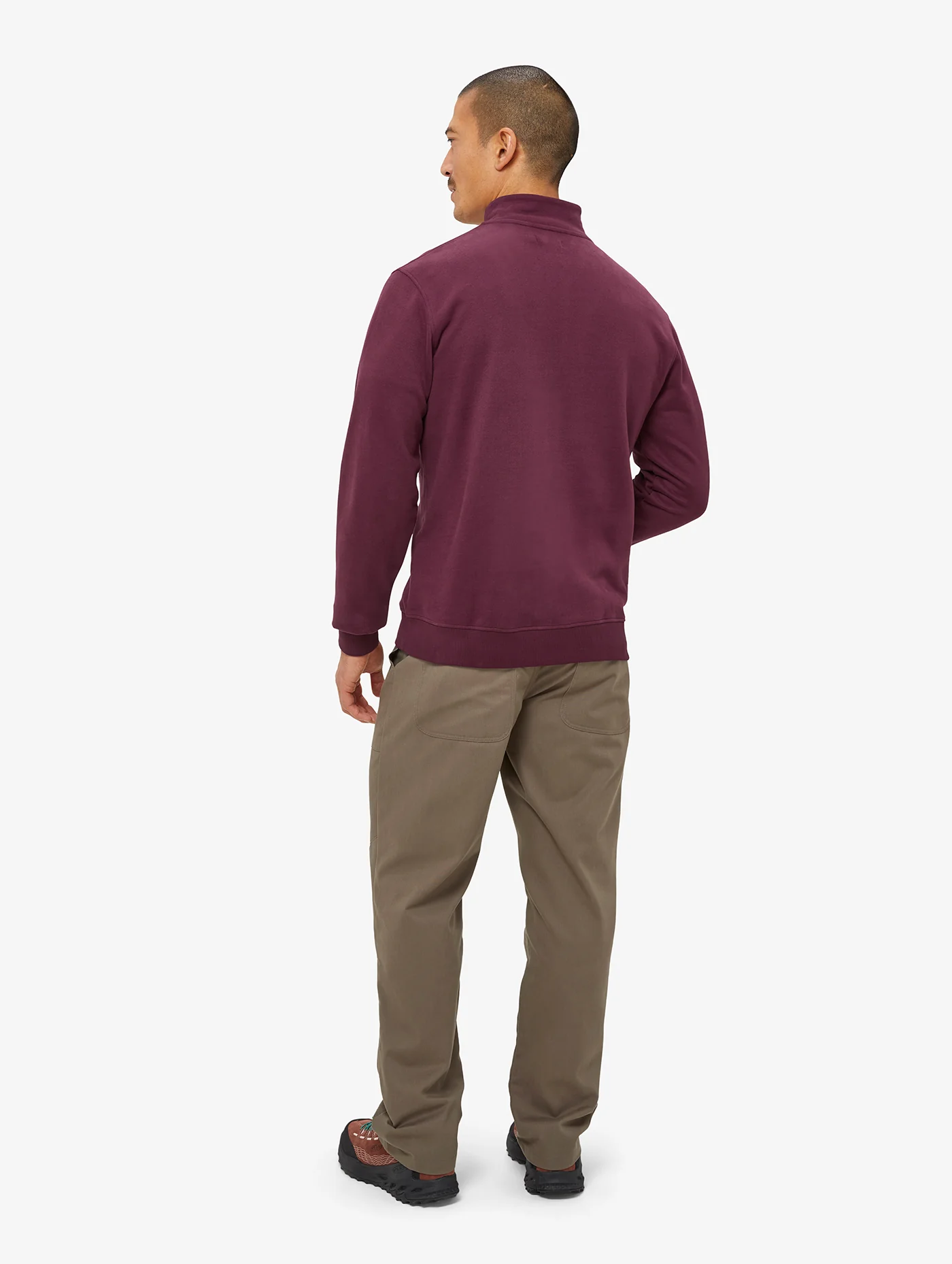Men's Morien Organic Funnel Neck Sweater - Image 5