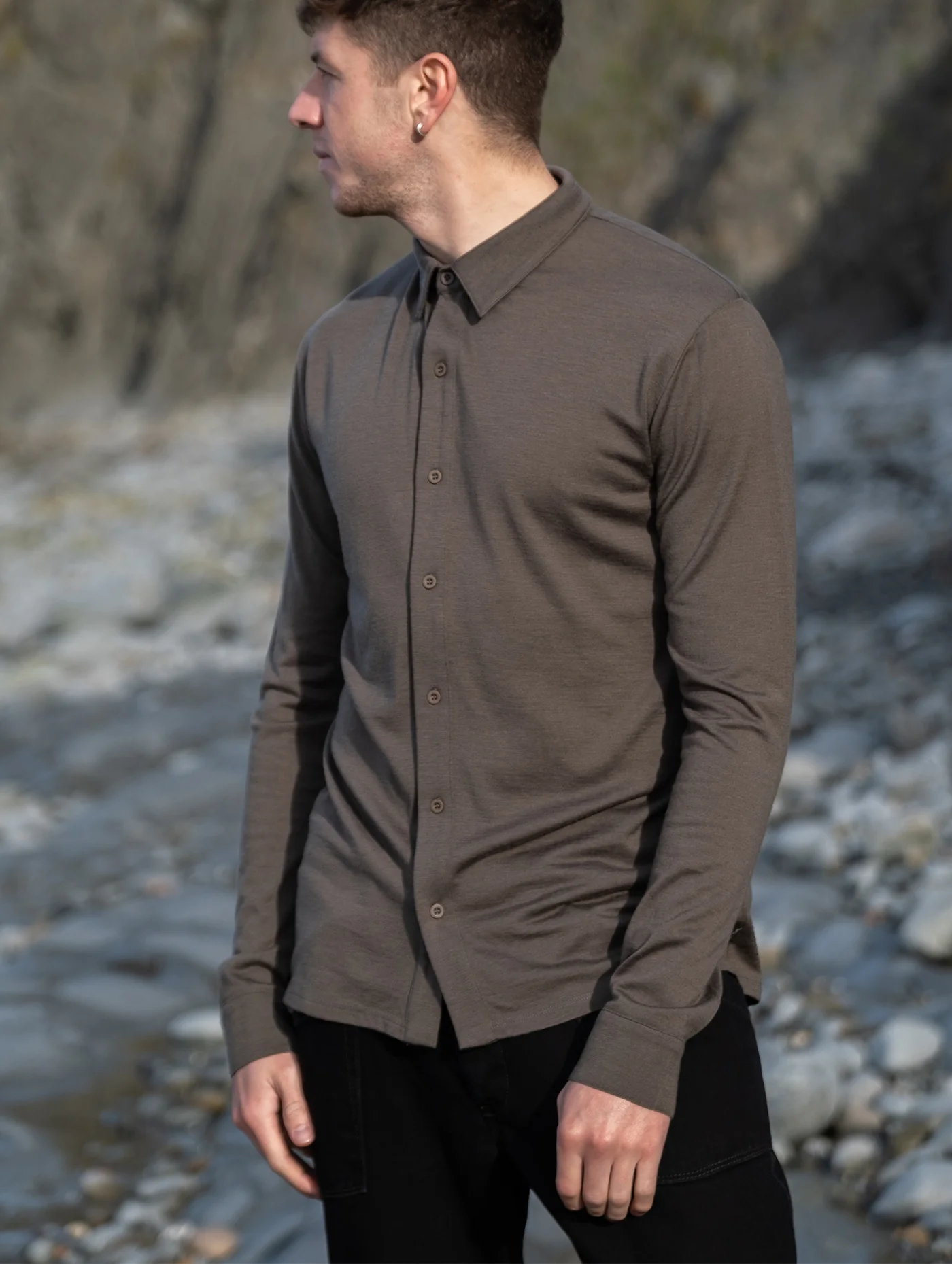 Men's Sirino Merino Shirt - Image 3