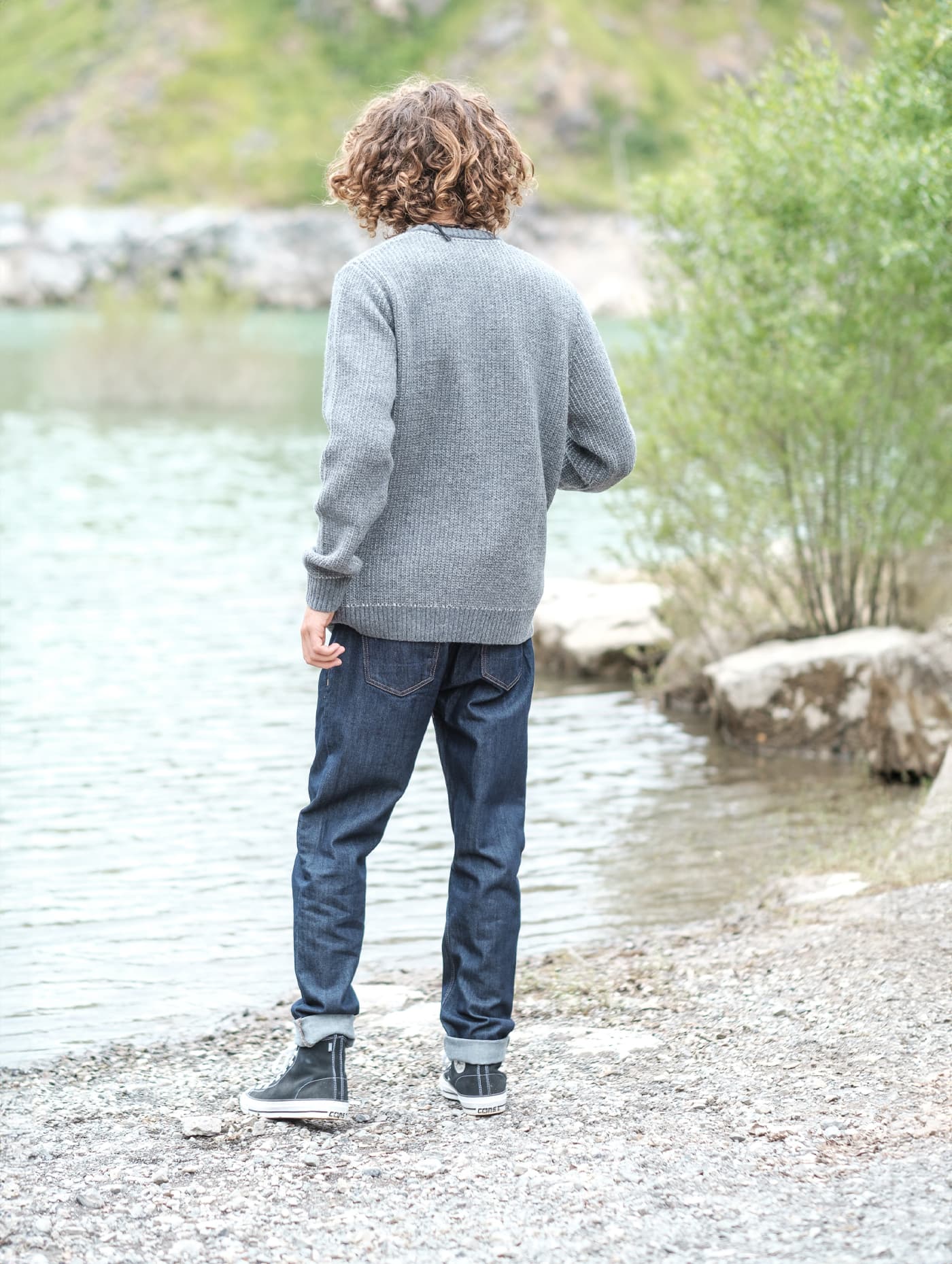 Men's Slim Organic Jean (Rinse Wash) - Image 8