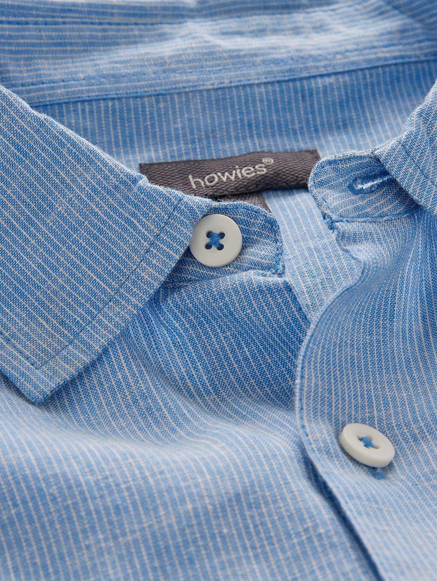 Men's Stint Short Sleeved Linen Shirt - Image 2