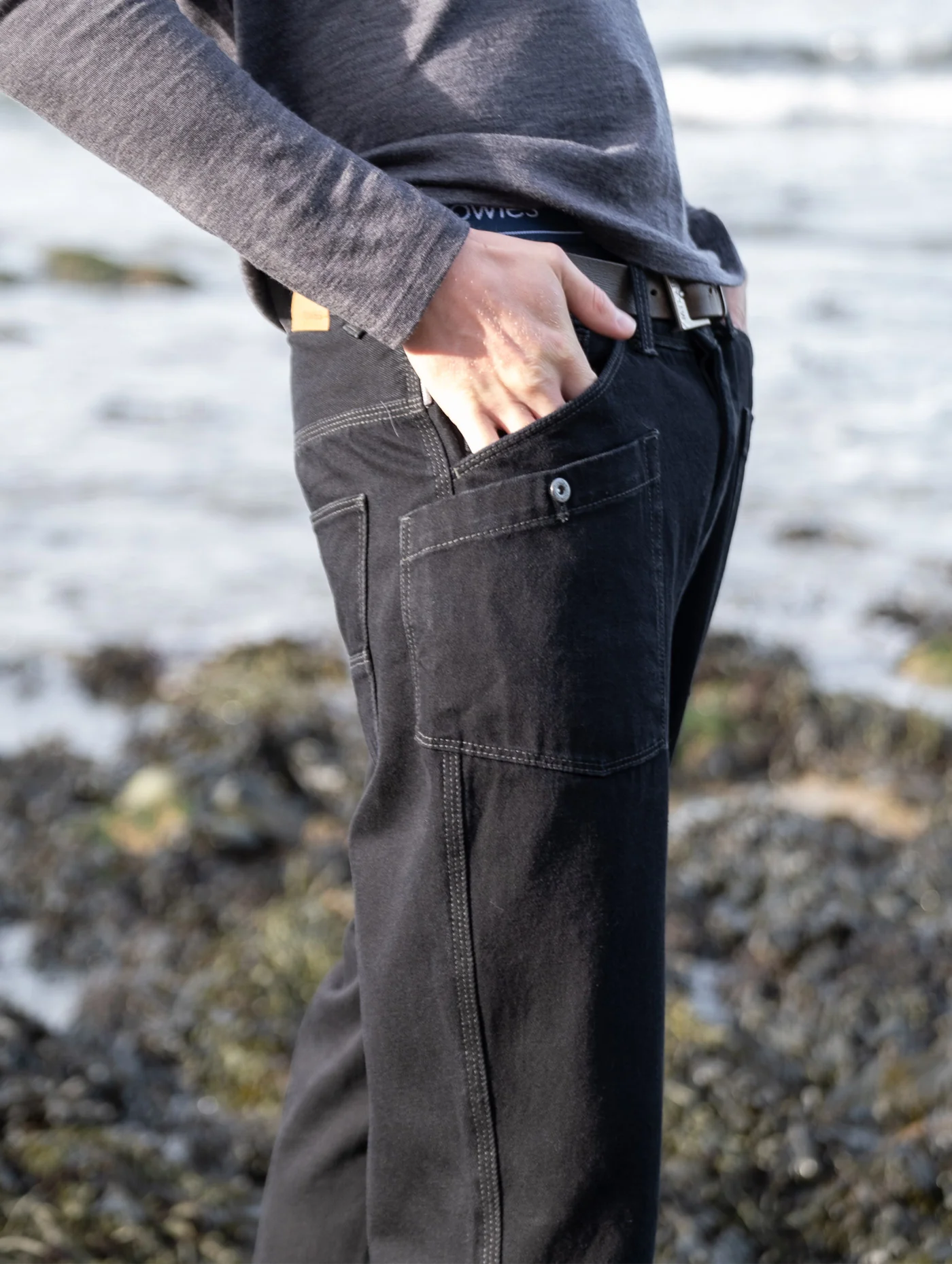 Men's Thornrock Work Jean (Black Rinse Wash) - Image 4