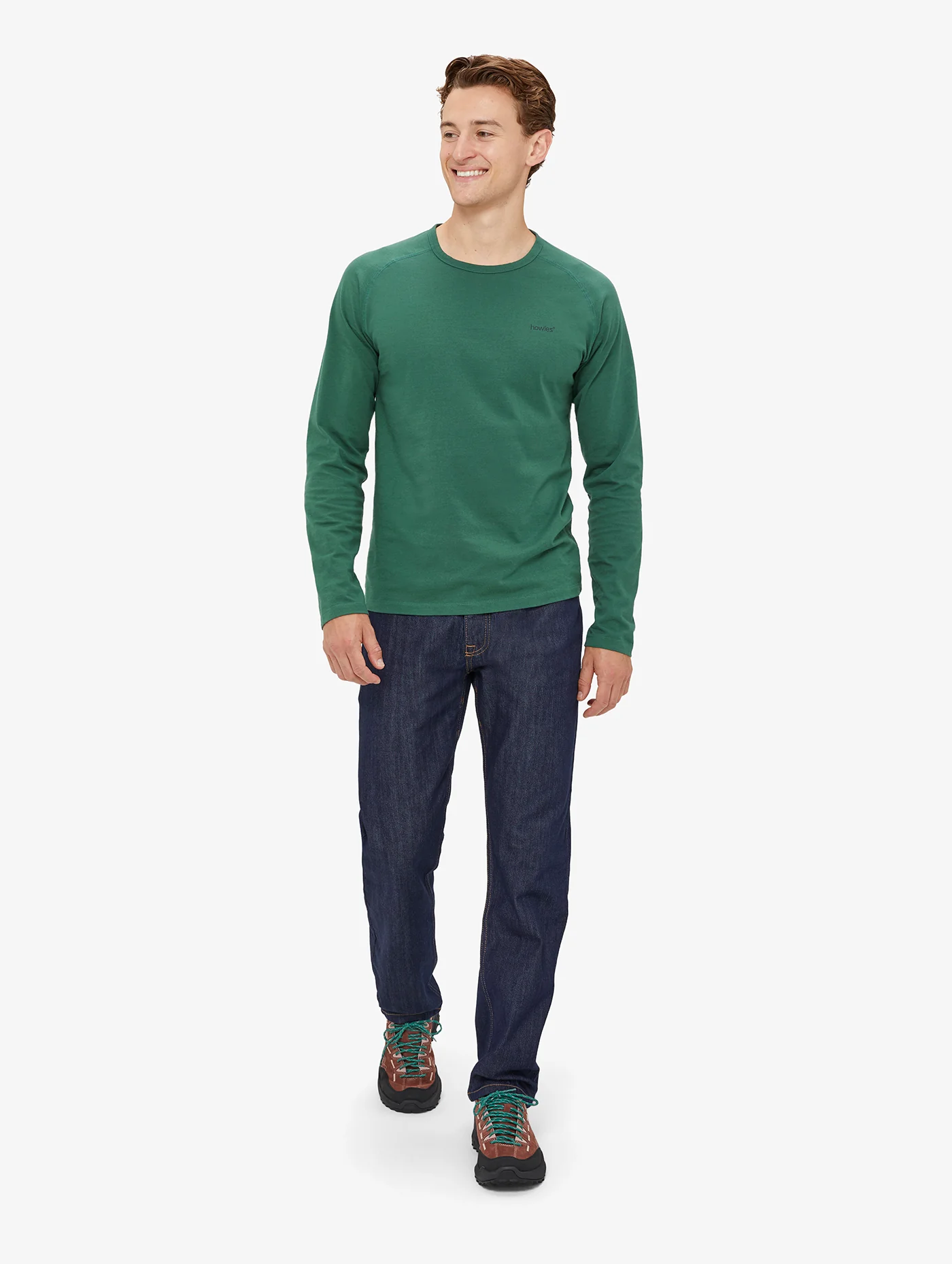 Men's Winston Long Sleeved Organic T-shirt - Image 3