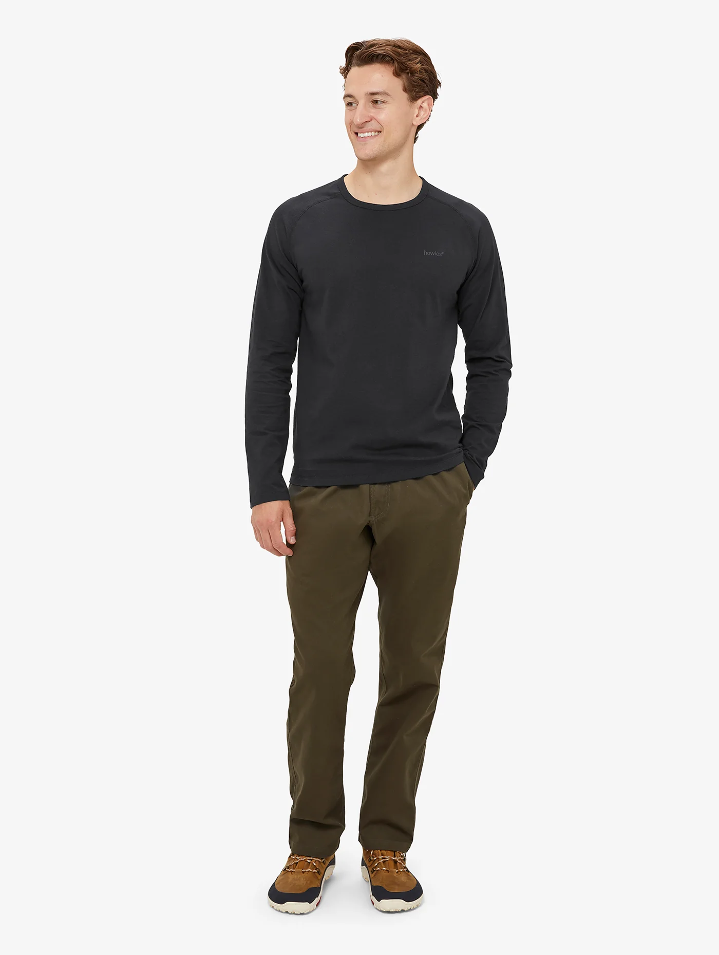 Men's Winston Long Sleeved Organic T-shirt - Image 3