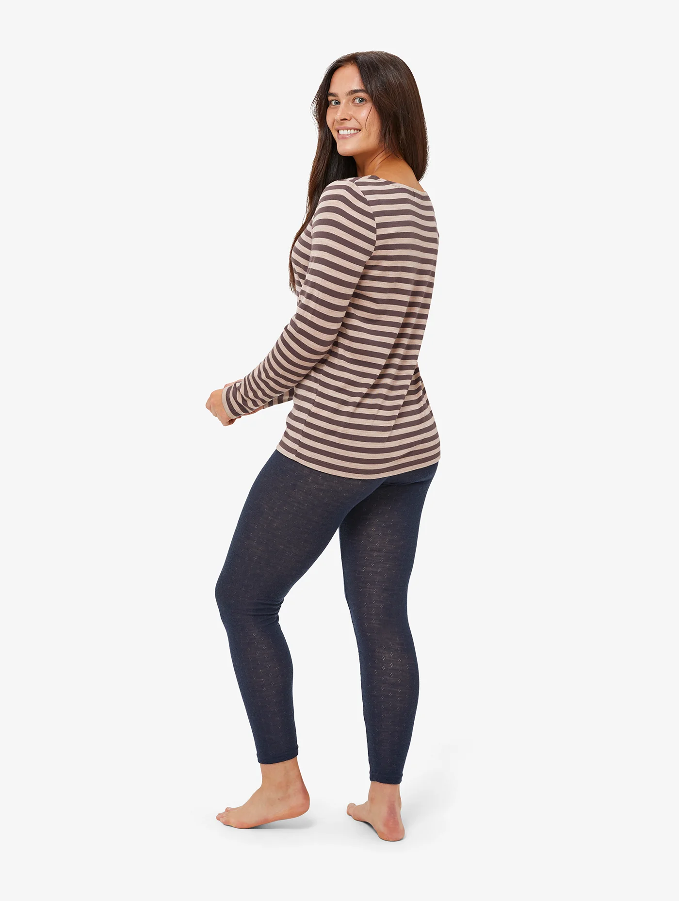 Women's Bella Long Sleeved Merino Tee - Image 5
