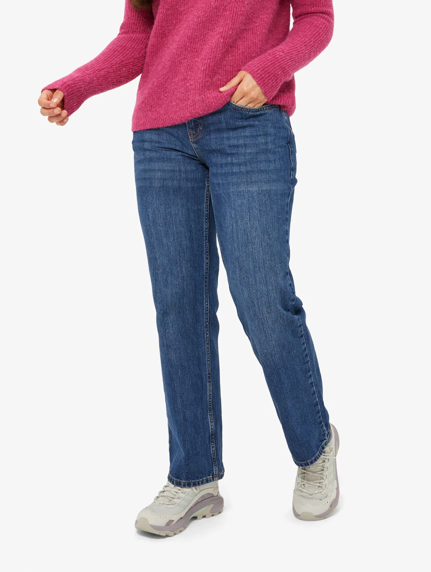 Women's Cei Organic Jean (Mid Wash) - Image 7