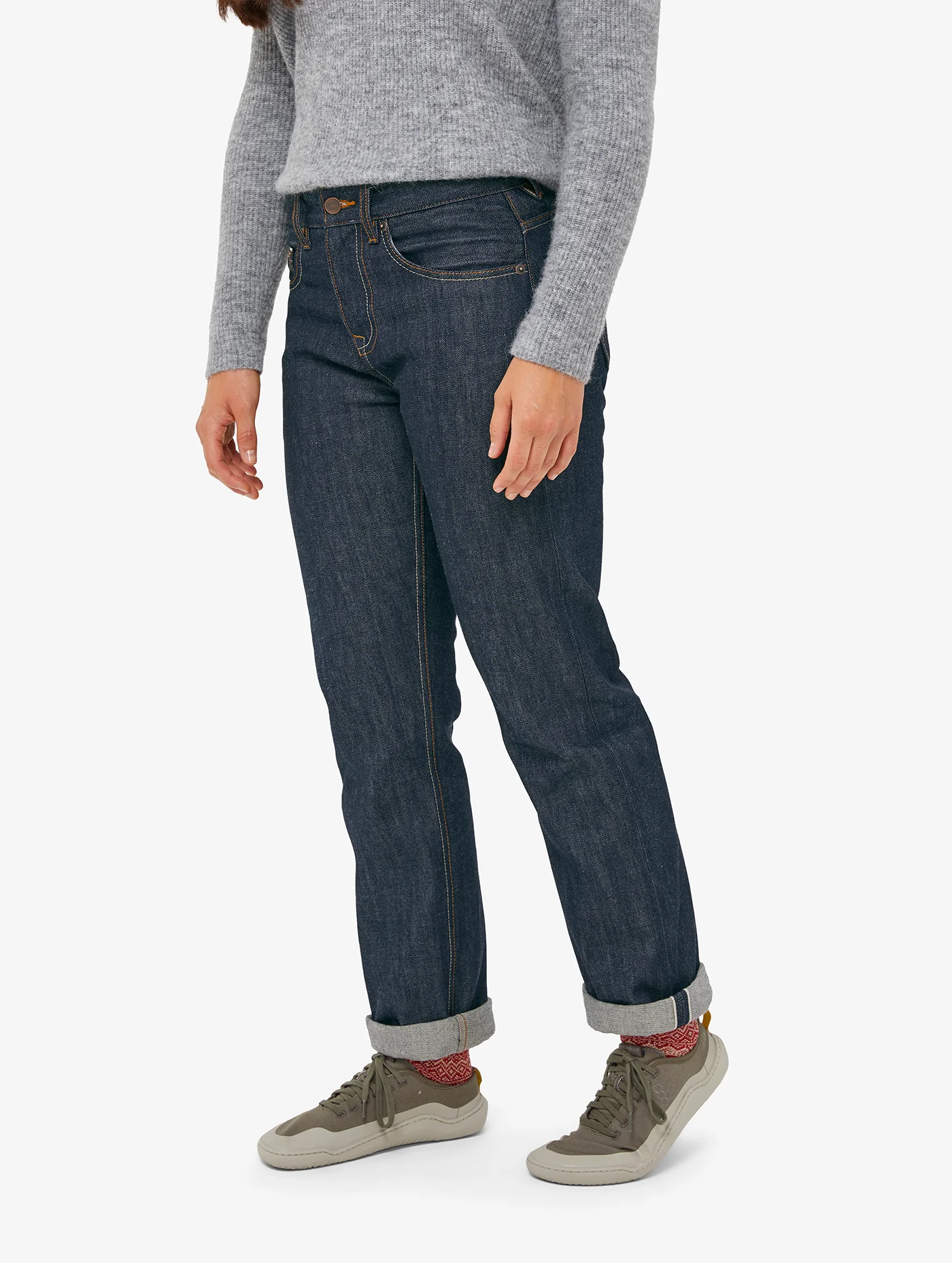 Women's Liby Straight Selvedge Jean (Raw) - Image 4
