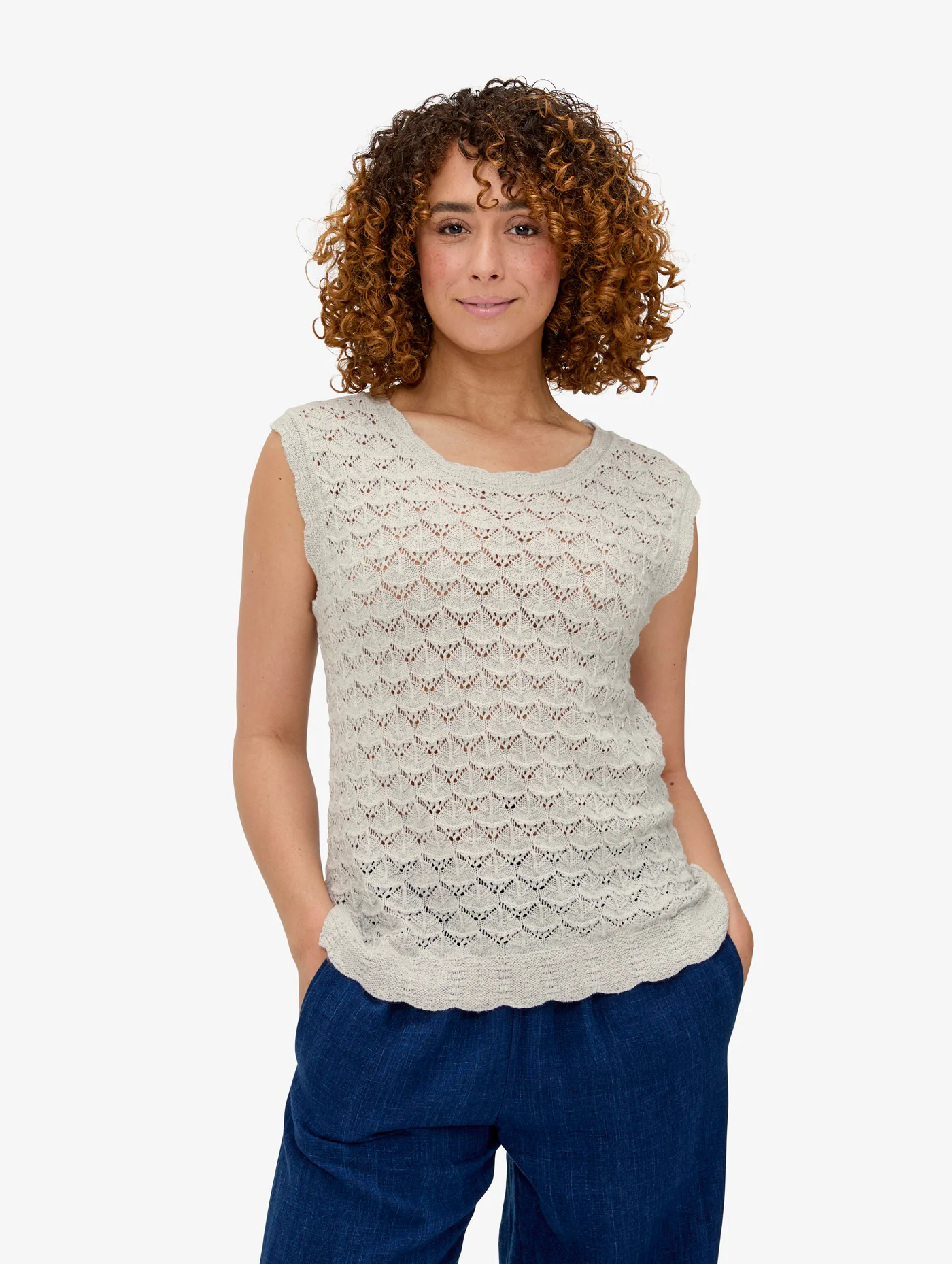 Women's Rosen Knitted Tank Top - Image 3