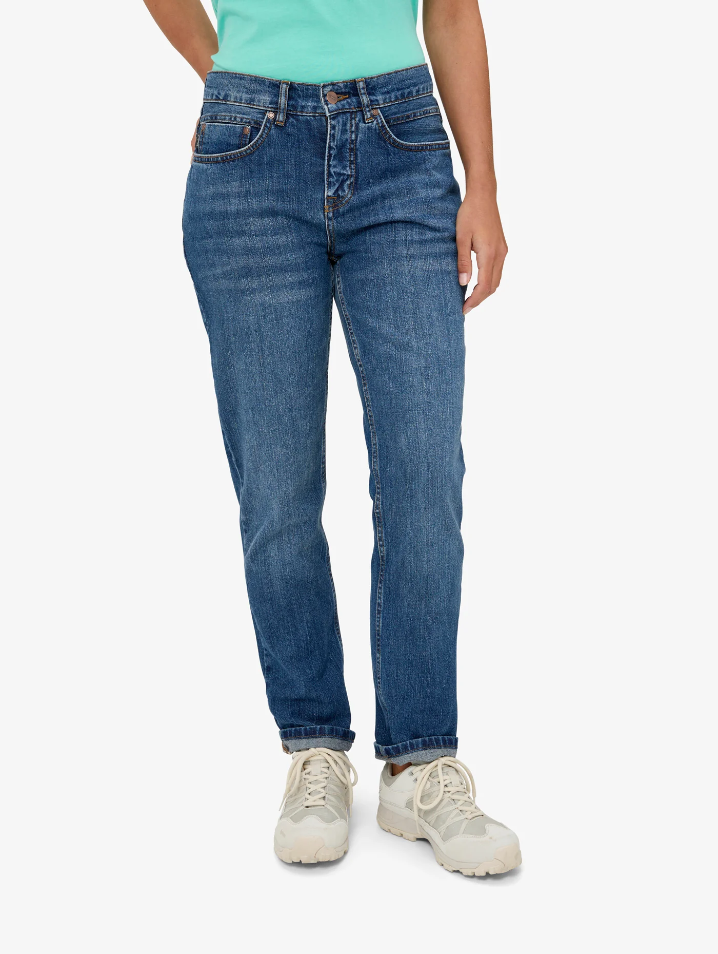 Women's Sarn Syml Organic Jean (Mid Wash) - Image 6